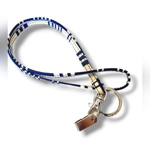 Vera Bradley ID Lanyard w/ Key Ring. New Without Tags